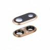 Lente Cámara Trasera con Embellecedor iPhone 8 Plus Dorado