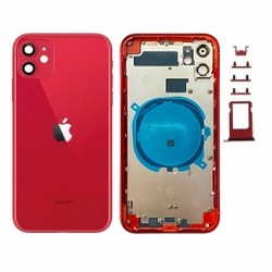 Chasis Carcasa Trasera iPhone 11 Rojo
