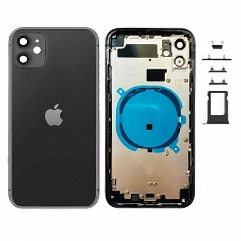 Chasis Carcasa Trasera iPhone 11 Negro
