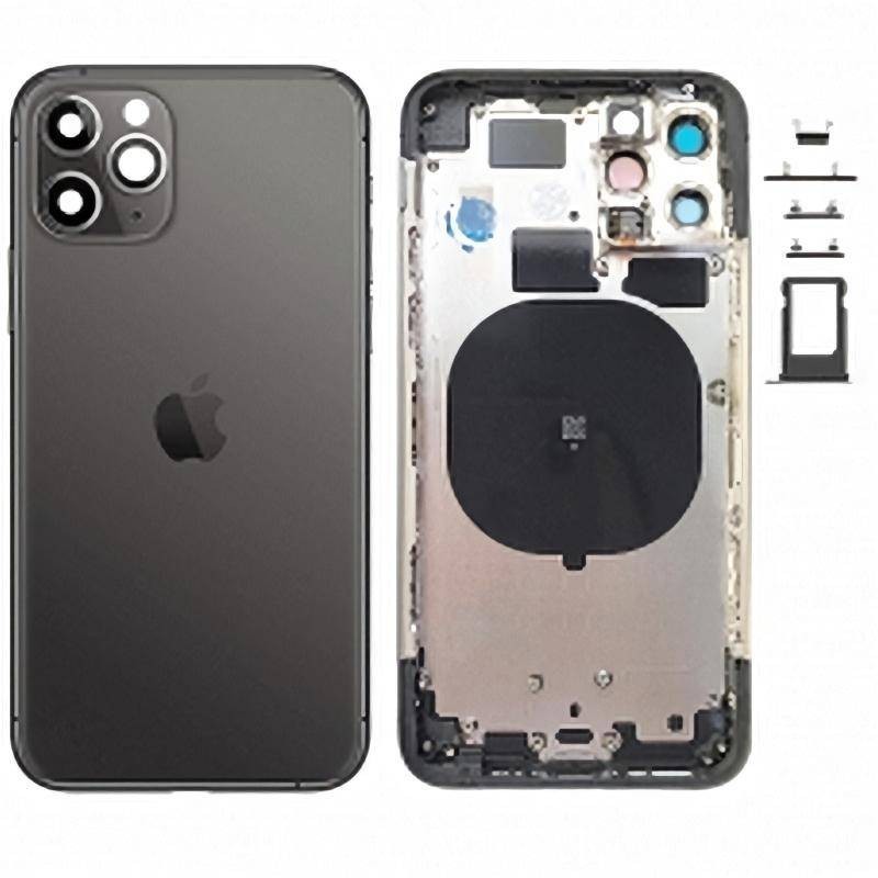 Chasis Carcasa Trasera iPhone 11 Pro Max Gris Oscuro