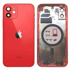 Chasis Carcasa Trasera iPhone 12 Rojo