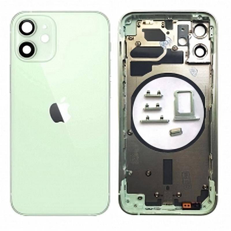 Chasis Carcasa Trasera iPhone 12 Mini Verde