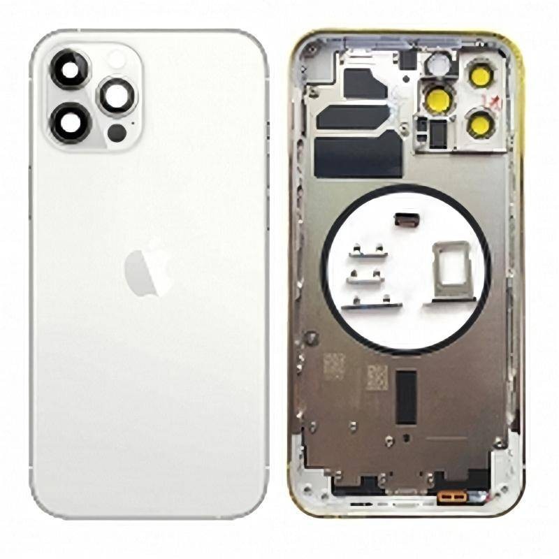 Chasis Carcasa Trasera iPhone 12 Pro Blanco