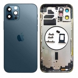 Chasis Carcasa Trasera iPhone 12 Pro Azul