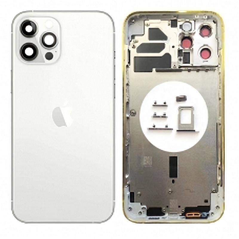 Chasis Carcasa Trasera iPhone 12 Pro Max Blanco
