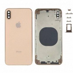 Chasis Carcasa Trasera IPhone XS Dorado
