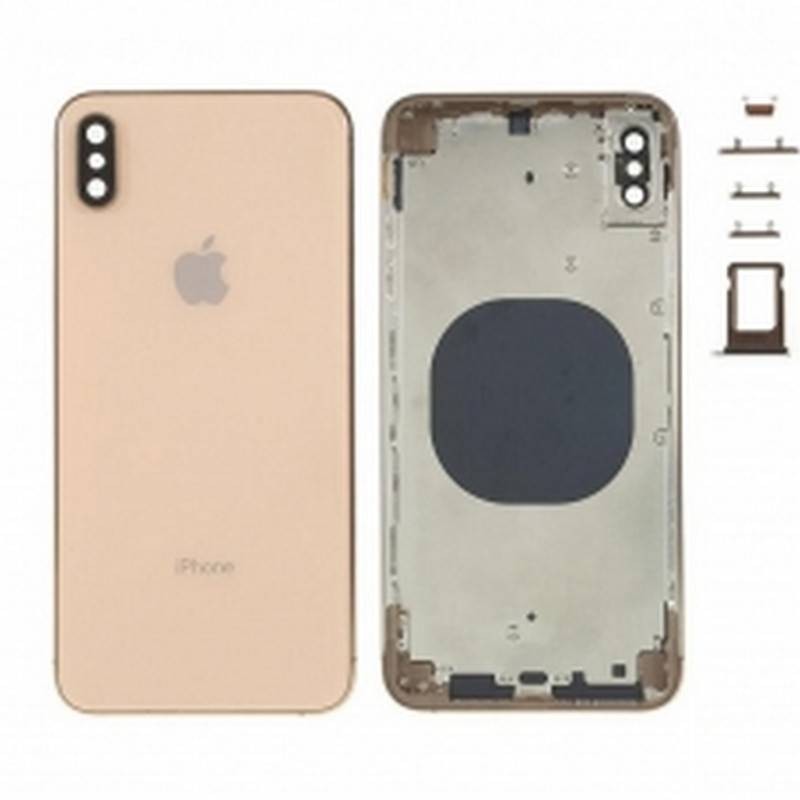 Chasis Carcasa Trasera IPhone XS Dorado