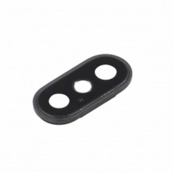 Lente y Embellecedor de Camara Trasera iPhone Xs, iPhone Xs Max Negro