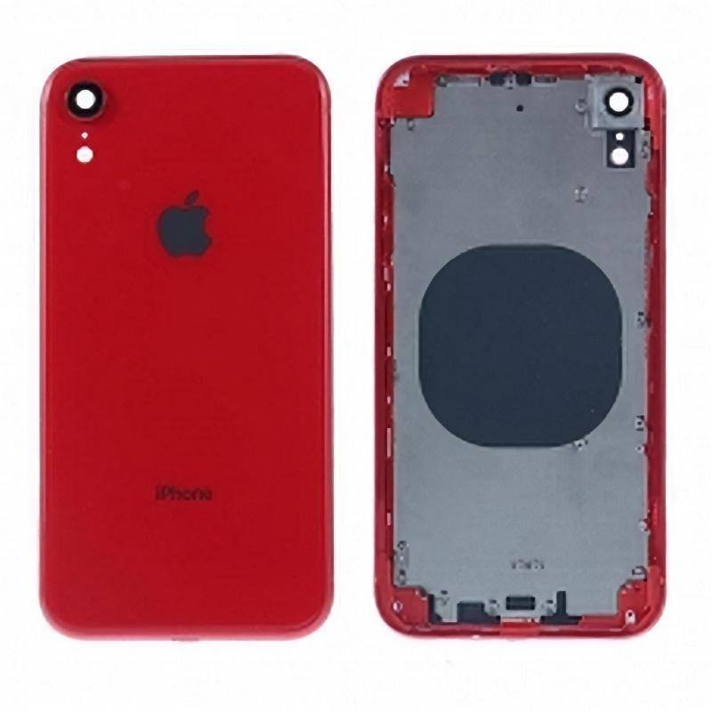 Carcasa Trasera Chasis iPhone XR Rojo