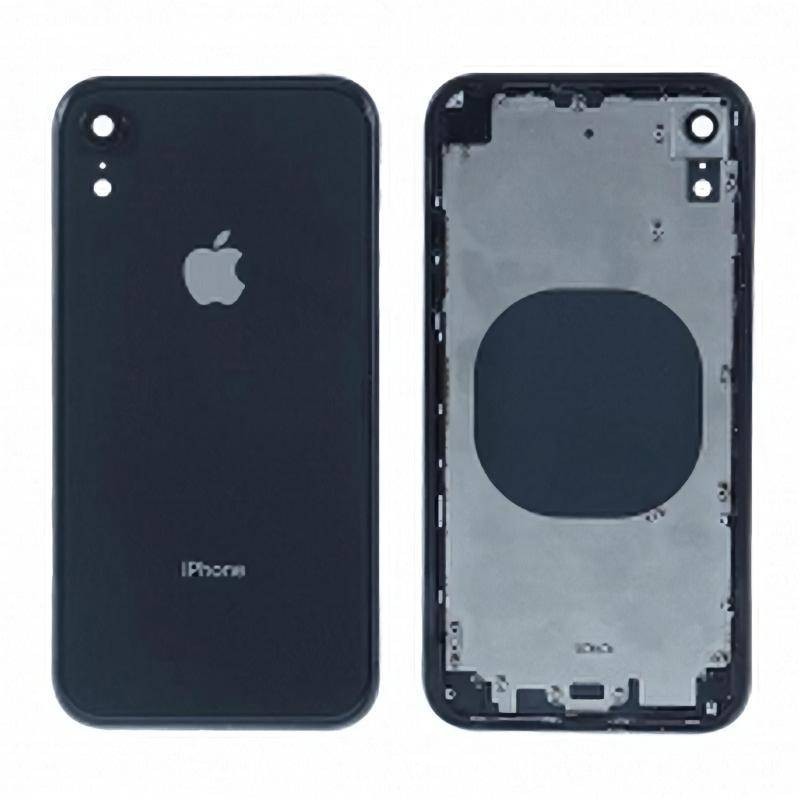 Carcasa Trasera Chasis iPhone XR Negro