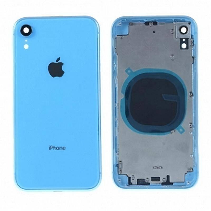 Carcasa Trasera Chasis iPhone XR Azul