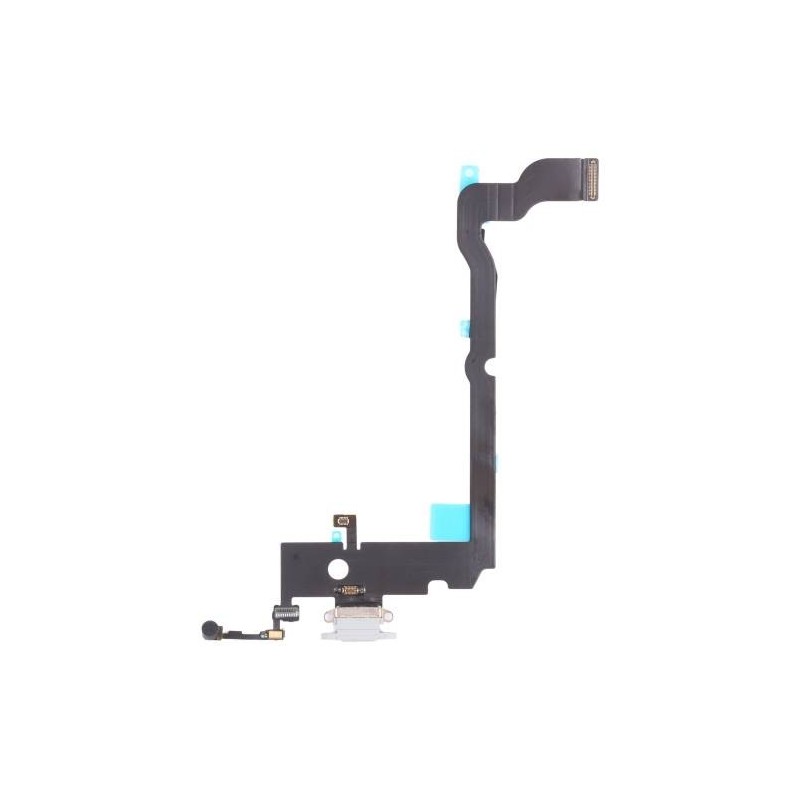 Flex Conector de Carga y Microfono IPhone XS Max Blanco