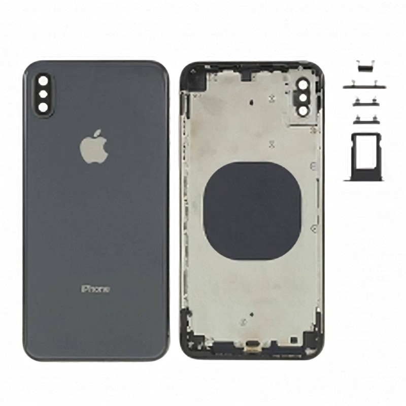 Carcasa Chasis Trasero iPhone XS Max Negro