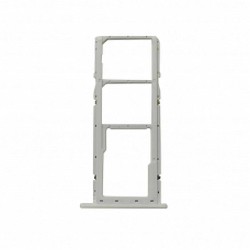 Bandeja Dual Sim y MicroSD Samsung Galaxy A01 (A015) Blanco