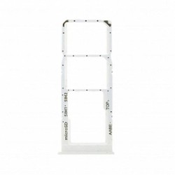 Bandeja Dual Sim y MicroSD Samsung Galaxy A12 (A125) Blanco