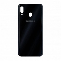 Tapa Trasera Samsung Galaxy A30, A305 Negro