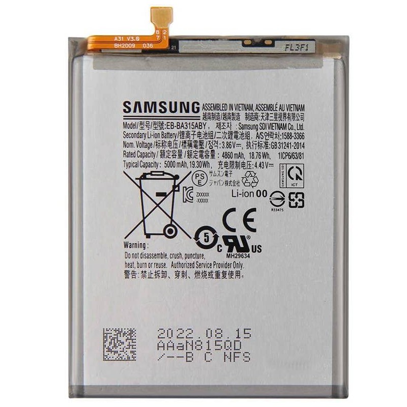Bateria Samsung Galaxy A31 (A315) EB-BA315ABY