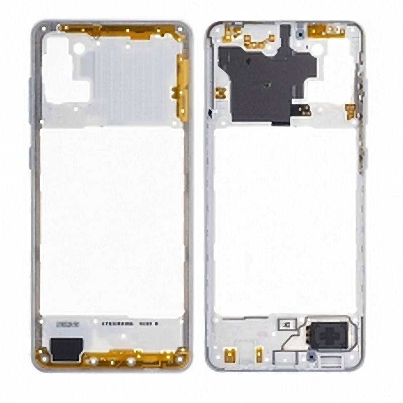 Carcasa Intermedia Samsung Galaxy A31 (A315) Blanco