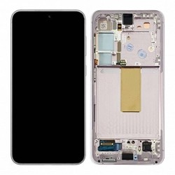 Pantalla Completa con Marco Original Samsung Galaxy S23 Violeta - Rosa