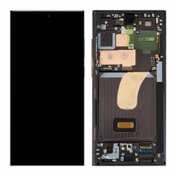 Pantalla Completa con Marco Original Samsung Galaxy S23 Ultra Negro