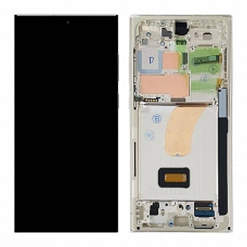 Pantalla Completa con Marco Original Samsung Galaxy S23 Ultra Cream