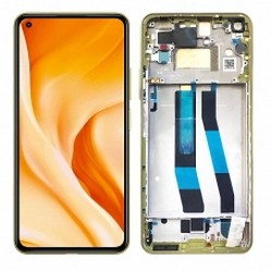 Pantalla Original con Marco Xiaomi Mi 11 Lite 5G Amarillo