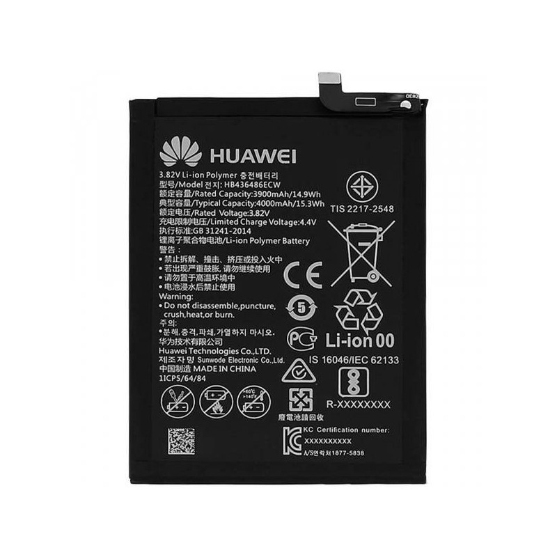Bateria Huawei Honor 20 Pro HB436486ECW