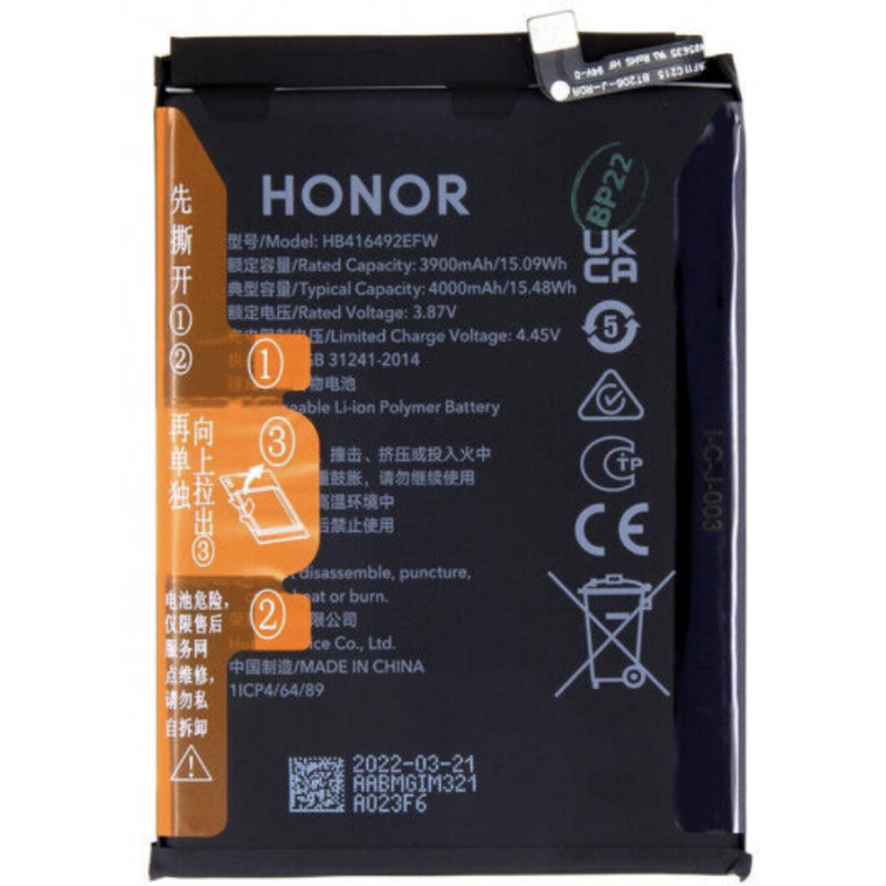 Bateria Honor X8 4G HB416492EFW