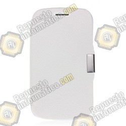 Protector Flip Cover Galaxy Trend (S7560) (Blanco)