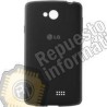 Tapa trasera negra LG F60 (D390N) (Desmontaje)