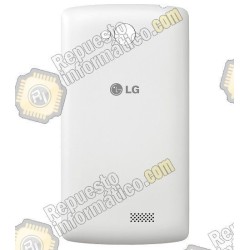 Tapa trasera blanca LG F60 (D390N) (Desmontaje)