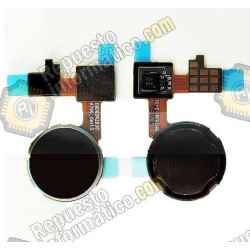 Flex Boton Home Lector De Huellas LG Nexus 5x (Negro)