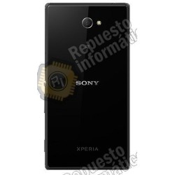SWAP Tapa trasera+ Lente+ NFC Xperia M2 (NEGRA)