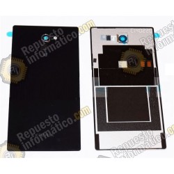 SWAP Tapa trasera+ Lente+ NFC Xperia M2 (NEGRA)