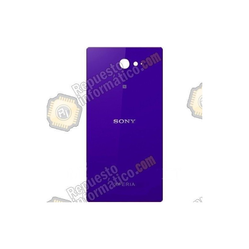 SWAP Tapa trasera+ Lente+ NFC Xperia m2 (VIOLETA)
