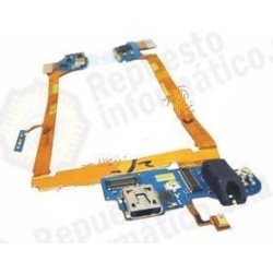 Flex conector de carga, Micro USB, + audio, jack y micro LG Optimus G2, D802 (SWAP)