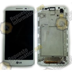 Pantalla (LCD+tactil+marco) LG G2 mini (D620) blanca