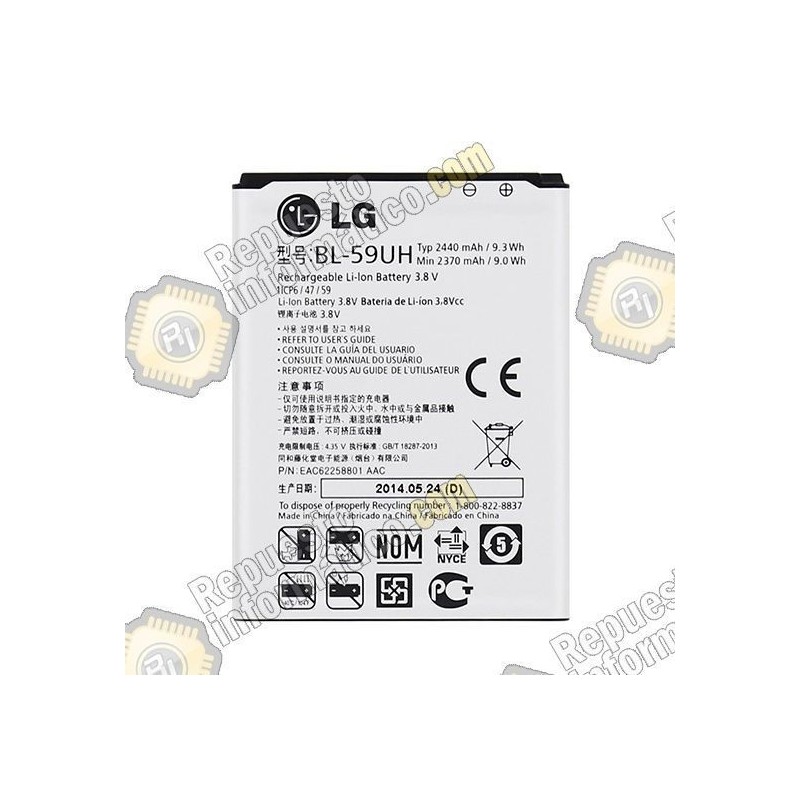 Bateria Original LG BL-59UH Optimus G2 Mini D620