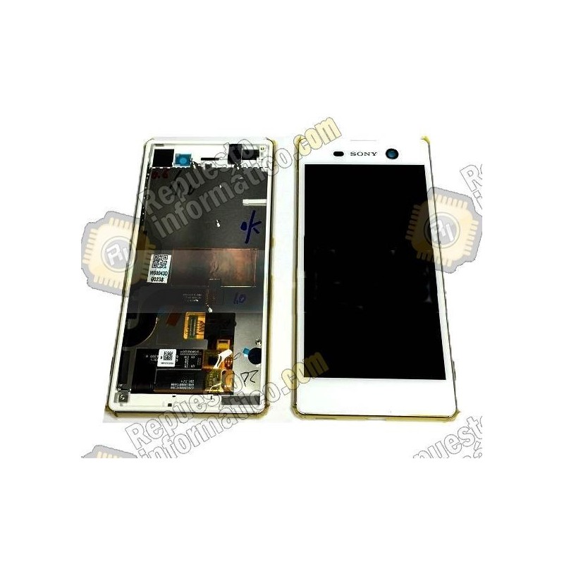 Pantalla (Lcd+Tactil+Marco) Xperia M5 (Blanca)
