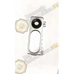 Protector de camara trasera + Lentilla para lg G3 D855 (Blanco)