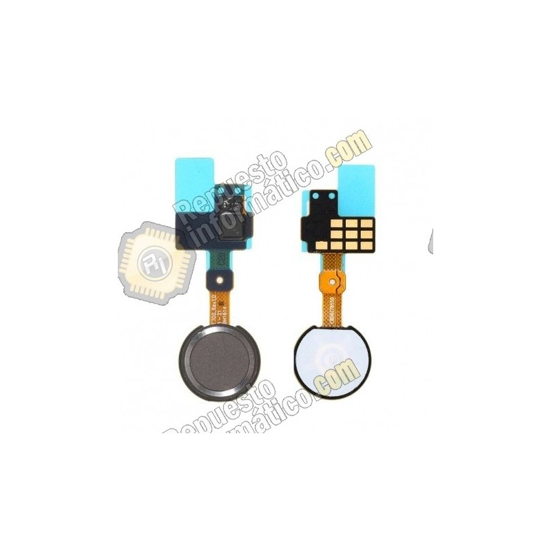 Botón Home con Sensor de Huella Dactilar LG G5 H850 Gris