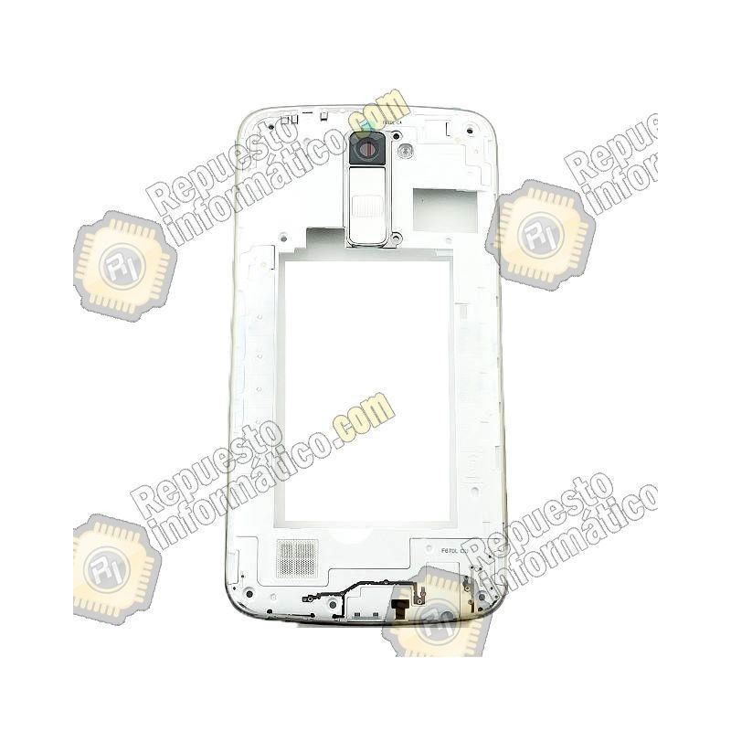 Carcasa intermedia Chasis (LG K10) (K420n) (Blanca)