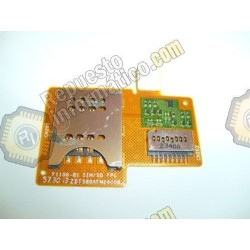 Flex Lector Sim Y Memoria Original Sony Xperia Miro St23i