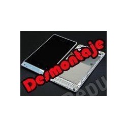 Pantalla (Lcd+tactil+marco)Xperia Miro st23i blanco (DESMONTAJE)