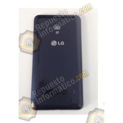Tapa trasera negra LG Optimus F6 D505 usada