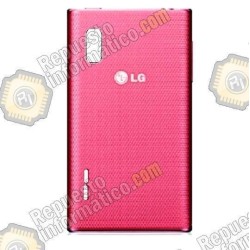 Tapa trasera rosa LG  E610 L5 (Usada)