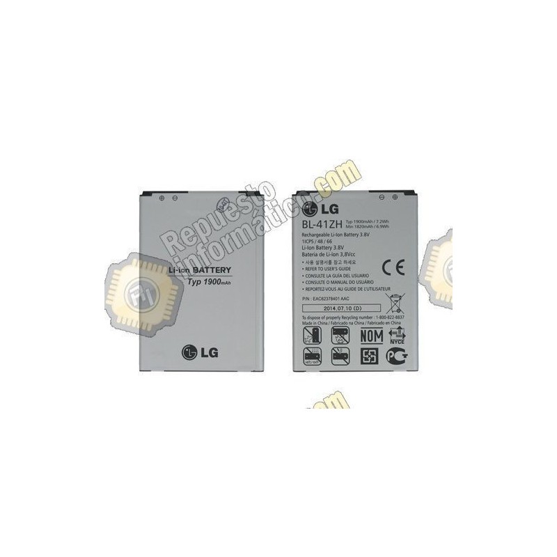 Bateria BL-41ZH LG Fino D290 , L50 D213 , Leon H340n Recuperada