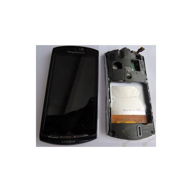Pantalla+marco+Flex y botones XPERIA NEO V (MT11) (Desmontaje) negro