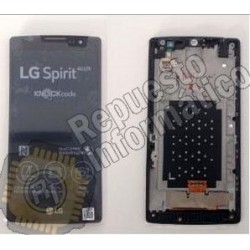 Pantalla (Lcd +Tactil +marco) LG Spirit H440 H440n 4G LTE Negro 