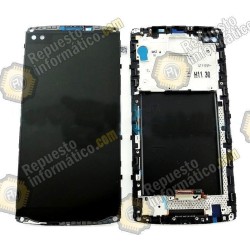 Pantalla (Lcd+tactil+premarco) LG V10 H960 (Negra)